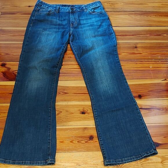 Calvin Klein Jeans Flare Leg Denim Jeans Size 12 - Picture 11 of 12
